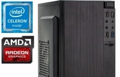 Компьютер PRO-0102050 Intel Celeron G3900 2800МГц, Intel H110, 4Гб DDR4, SSD 120Гб, AMD Radeon RX 550 2Гб, 450Вт, Mini-Tower картинка из объявления