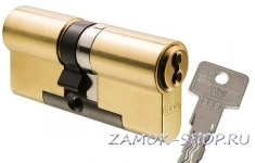 Цилиндр EVVA 3KS ключ/ключ, латунь, 61х61 картинка из объявления