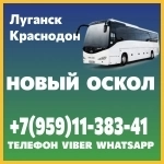 Луганск(и область)- Новый Оскол.Пассажирские перевозки. картинка из объявления