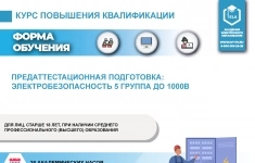 Предаттестационная подготовка: Электробезопасность 5 группа до 1000В (ДПО-ПП-ЭБ-05) картинка из объявления