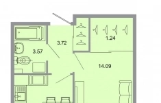 Продам 1 комнатную квартиру 32 м2 картинка из объявления