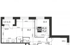 Продам 3 комнатную квартиру 71.2 м2 в объявлении 10 фото Продам 3 комнатную квартиру 71.2 м2 картинка из объявления