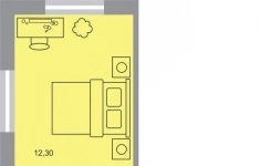 Продам 2 комнатную квартиру 56.2 м2 картинка из объявления