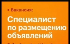 Специалист по размещению вакансий (удаленно, без холодного обзвона) в объявлении 1 фото Специалист по размещению вакансий (удаленно, без холодного обзвона) картинка из объявления
