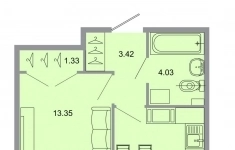 Продам 1 комнатную квартиру 32 м2 в объявлении 10 фото Продам 1 комнатную квартиру 32 м2 картинка из объявления