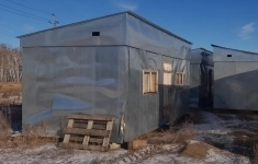 Вагон-дом, 6х3м из бруса 150х150мм, высота  3,1м., 6шт. б/у  (г. Томск) картинка из объявления