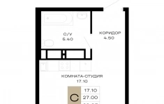 Продам 1 комнатную квартиру 29 м2 в объявлении 10 фото Продам 1 комнатную квартиру 29 м2 картинка из объявления