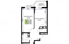 Продам 2 комнатную квартиру 62.69 м2 в объявлении 10 фото Продам 2 комнатную квартиру 62.69 м2 картинка из объявления