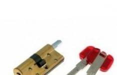 Цилиндровый механизм CISA RS3 S ключ-вертушка латунь 35x35 картинка из объявления