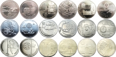 Португальские юбилейные монеты 2,5 и 5 евро