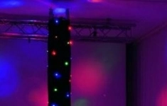 Eurolite CRT-100 LED Truss Curtain 3m черное полотно с 72 x 5 мм светодиодами для цветной смеси RGBA картинка из объявления