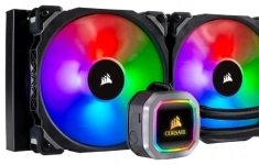 Система водяного охлаждения для процессора Corsair Hydro H115i RGB PLATINUM (CW-9060038-WW) картинка из объявления