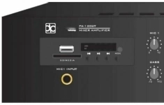 Direct Power Technology PA-120BR Микшер/усилитель 1 канал 120W (70V/100V) MP3/TUNER Bluetooth 1U rack картинка из объявления
