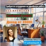 Требуются сотрудники удалённо 4 часа в день картинка из объявления