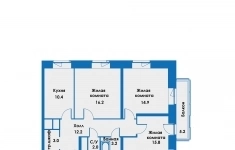 Продам 3 комнатную квартиру 83 м2 в объявлении 10 фото Продам 3 комнатную квартиру 83 м2 картинка из объявления