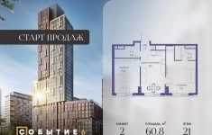 Продам 2 комнатную квартиру 60 м2 картинка из объявления