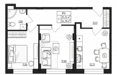 Продам 2 комнатную квартиру 54 м2 в объявлении 10 фото Продам 2 комнатную квартиру 54 м2 картинка из объявления