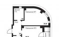 Продам 2 комнатную квартиру 75 м2 картинка из объявления