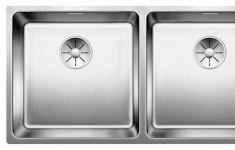 Врезная кухонная мойка Blanco Andano 400/400-U InFino 86.5х44см нержавеющая сталь картинка из объявления