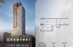 Продам 2 комнатную квартиру 70.8 м2 в объявлении 10 фото Продам 2 комнатную квартиру 70.8 м2 картинка из объявления