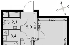 Продам 1 комнатную квартиру 40.7 м2 в объявлении 10 фото Продам 1 комнатную квартиру 40.7 м2 картинка из объявления