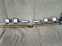 Дуга из нержавейки на крышу седельного тягача для установки 6-и светильников ДХО. картинка из объявления