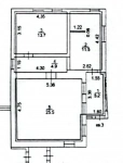 2-к квартира, 60 м2, 1/1 эт. в частном секторе г. Орел. картинка из объявления