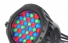 EURO DJ LED-1W RGB (25) Светодиодный светильник, 36 LEDs, 1 Вт (Red: 12, Green: 12, Blue: 12), 6 каналов DMX, IP65 картинка из объявления