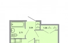 Продам 1 комнатную квартиру 33.7 м2 в объявлении 10 фото Продам 1 комнатную квартиру 33.7 м2 картинка из объявления