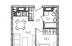 Продам 1 комнатную квартиру 31 м2 картинка из объявления