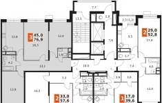 Продам 3 комнатную квартиру 76 м2 картинка из объявления