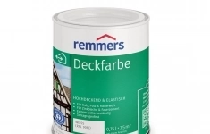 Remmers Краска Remmers Deckfarbe 100% акриловая шелковисто-матовая на водной основе (Цвет-RAL 5024 Объём-10 л.) картинка из объявления