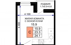 Продам 1 комнатную квартиру 24 м2 в объявлении 10 фото Продам 1 комнатную квартиру 24 м2 картинка из объявления