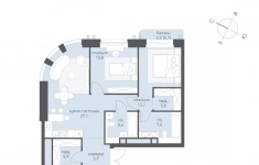 Продам 2 комнатную квартиру 86.5 м2 в объявлении 10 фото Продам 2 комнатную квартиру 86.5 м2 картинка из объявления