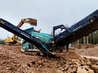 PowerScreen Warrior 1800 б/у мобильный грохот 2020 года картинка из объявления