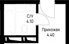 Продам 1 комнатную квартиру 32.45 м2 картинка из объявления