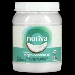 Nutiva, Органическое кокосовое масло первого отжима картинка из объявления