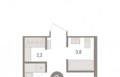 Продам 1 комнатную квартиру 28 м2 картинка из объявления