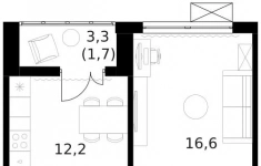 Продам 2 комнатную квартиру 59.6 м2 в объявлении 10 фото Продам 2 комнатную квартиру 59.6 м2 картинка из объявления