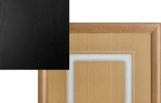 Дверь межкомнатная Оникс Премиум co cтеклом Цвет quot;Эмаль черная с текстуройquot; картинка из объявления