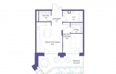 Продам 1 комнатную квартиру 58 м2 в объявлении 10 фото Продам 1 комнатную квартиру 58 м2 картинка из объявления
