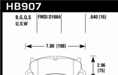 Колодки тормозные HB907B.640 HAWK HPS 5.0 перед Porsche 911 Carrera S 2011-15 ; Boxster Spyder 981 картинка из объявления