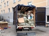 Грузоперевозки. Вывоз мусора картинка из объявления