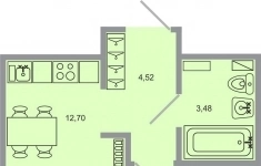 Продам 1 комнатную квартиру 31 м2 в объявлении 9 фото Продам 1 комнатную квартиру 31 м2 картинка из объявления