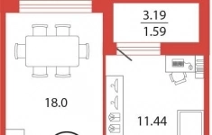 Продам 2 комнатную квартиру 65 м2 картинка из объявления