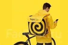 Курьер-партнер Яндекс.Еда в объявлении 1 фото Курьер-партнер Яндекс.Еда картинка из объявления