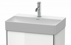 Тумба под раковину Duravit XSquare 584х397х390 подвесная, 2 ящика, белый глянец XS416702222 картинка из объявления