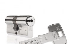 Цилиндр DOM Twinstar ключ-ключ (размер 35x40 мм) - Никель картинка из объявления