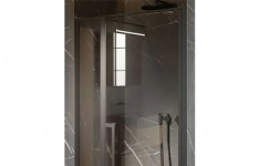 Душевая дверь Riho Lucid GD104 110 GD111W000 профиль Белый стекло прозрачное картинка из объявления