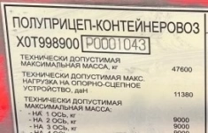 Полуприцеп-контейнеровоз ТОНАР 9989, 2023 картинка из объявления